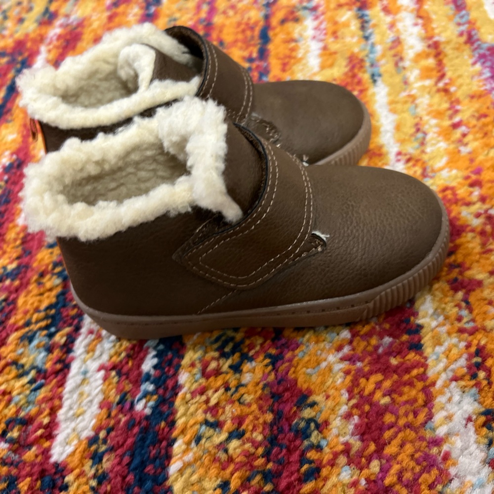 Toddler winter bootie shoes